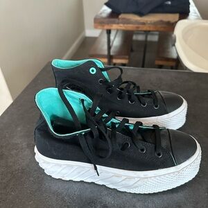 Platform Converse shoes